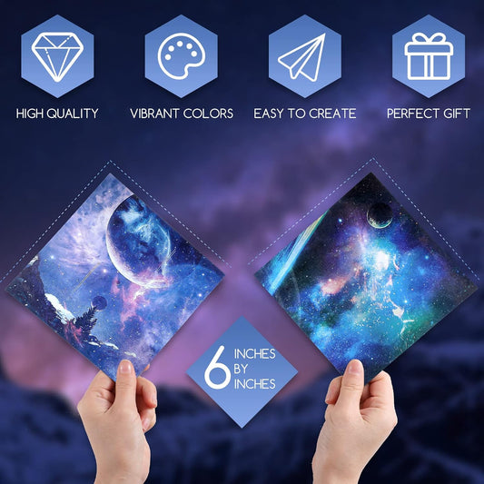Chinco 150 Sheets Double Sided Origami Paper Kit, Bright Style