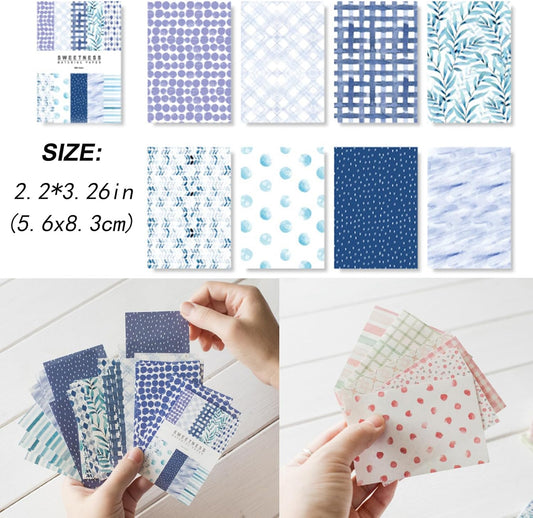 500 Sheets Vintage Scrapbook Paper Set Aesthetic Stationery Paper Supplies Decorative Paper for DIY Art Crafts Scrapbooking Journal Photo Album