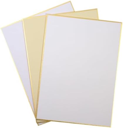 Yasutomo Shikishi Board, Size 5″ x 7″, Pack of 3, Washi Paper, Arts and Crafts Supplies