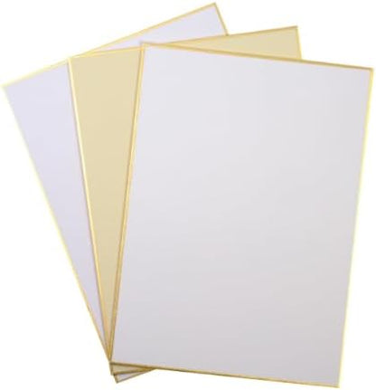 Yasutomo Shikishi Board, Size 5″ x 7″, Pack of 3, Washi Paper, Arts and Crafts Supplies