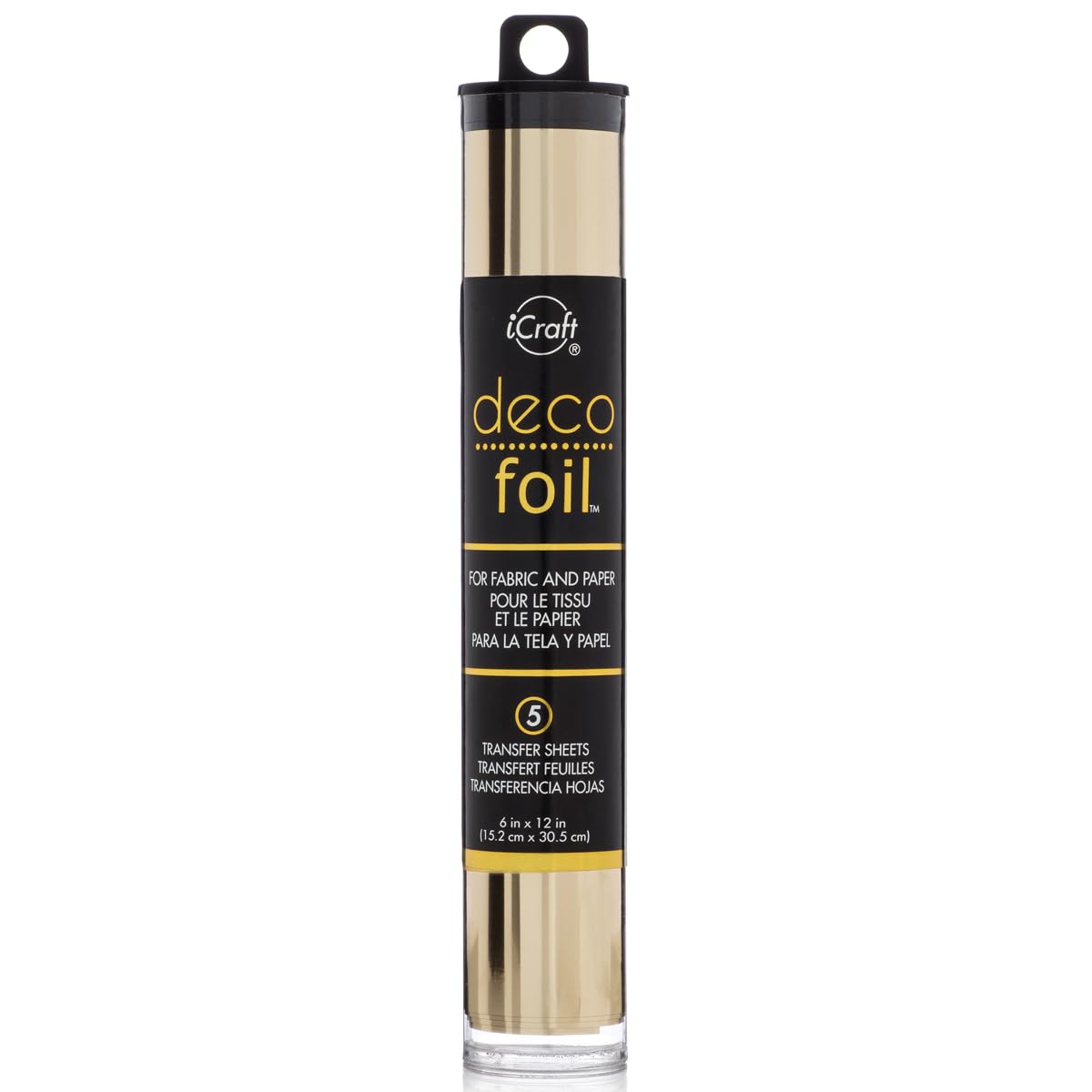 iCraft Deco Foil Value Roll, 12.5 inches x 25 feet, (Gold)