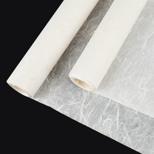 Mulberry Rice Paper for Decoupage: 4 Sheets 11.8" x 70.87" Washi Paper
