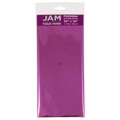 JAM PAPER Tissue Paper - Gold Mylar - 3 Sheets/Pack