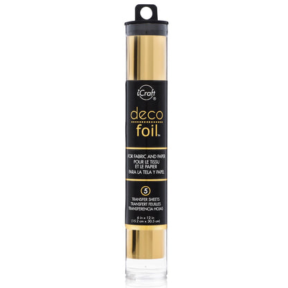 iCraft Deco Foil Value Roll, 12.5 inches x 25 feet, (Gold)