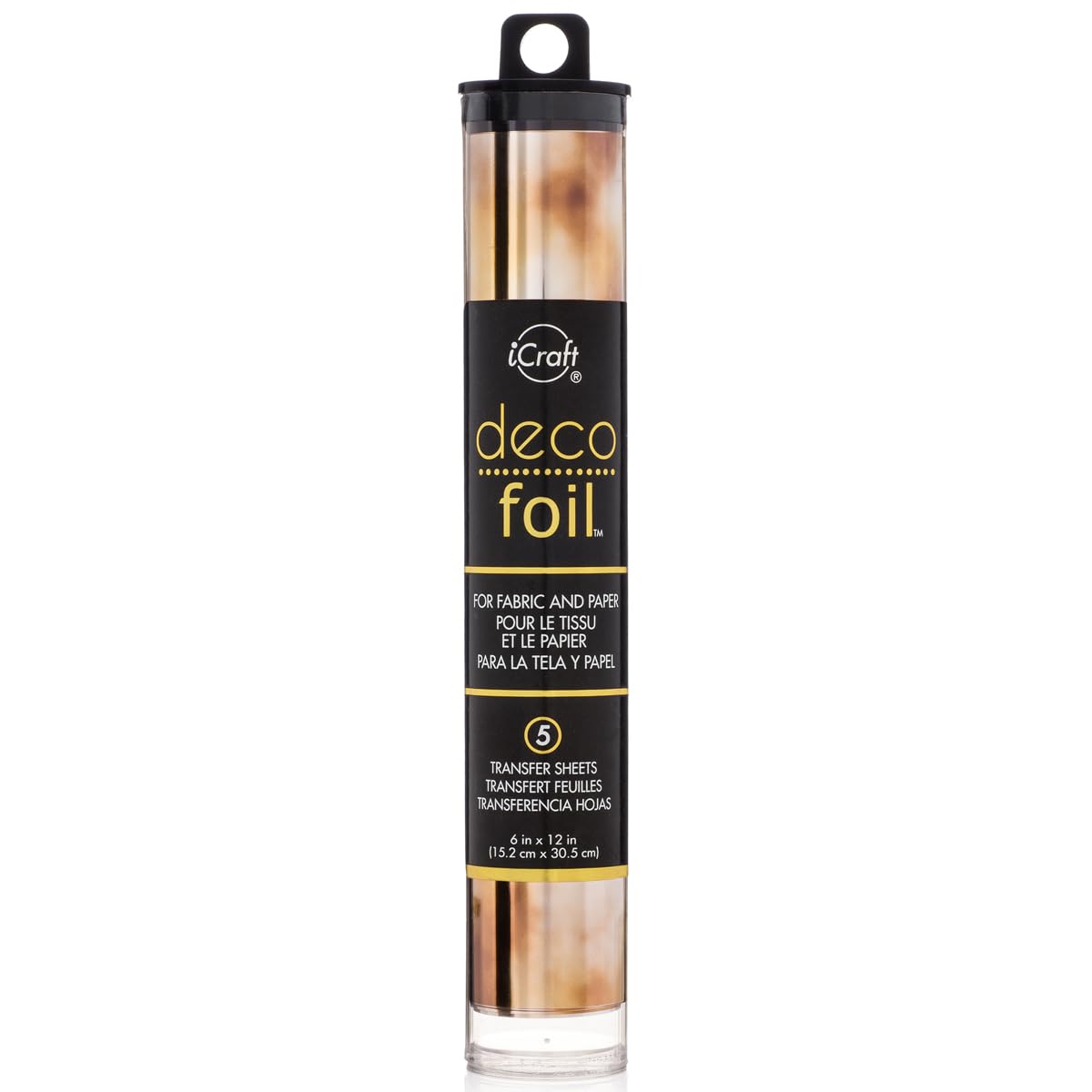 iCraft Deco Foil Value Roll, 12.5 inches x 25 feet, (Gold)