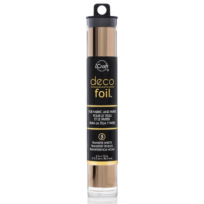 iCraft Deco Foil Value Roll, 12.5 inches x 25 feet, (Gold)