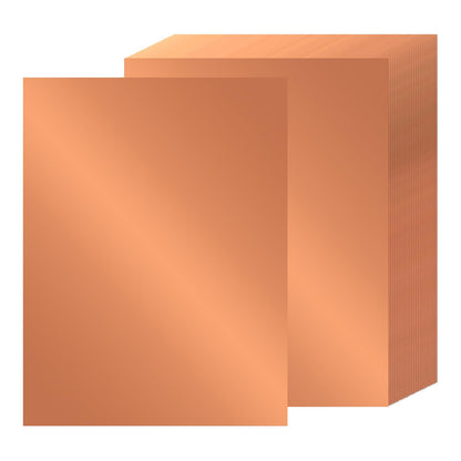 24 Sheets Gold Metallic Cardstock Paper 8.5 X 11", 92lb/250gsm Thick Paper Gold Foil Cardstock Shiny Mirror Glitter Paper for Crafts Scrapbook Card Making Invitations Party Decoration