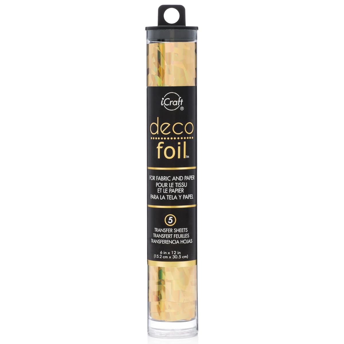 iCraft Deco Foil Value Roll, 12.5 inches x 25 feet, (Gold)