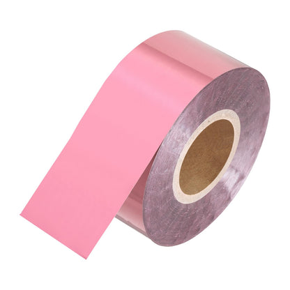 PATIKIL 2"x400Ft Hot Stamping Foil Paper, Heat Transfer Hot Stamping Paper Foil Roll for Leather DIY Logo Decor Craft Gift Package Scrapbook Card, Light Gold