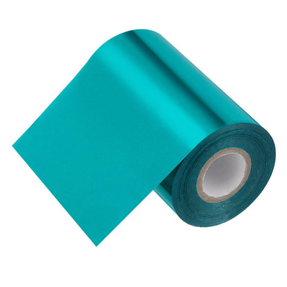 PATIKIL 2"x400Ft Hot Stamping Foil Paper, Heat Transfer Hot Stamping Paper Foil Roll for Leather DIY Logo Decor Craft Gift Package Scrapbook Card, Light Gold