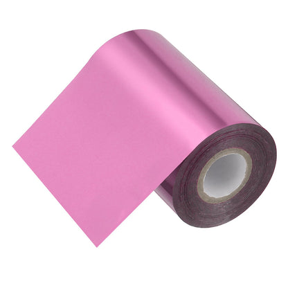 PATIKIL 2"x400Ft Hot Stamping Foil Paper, Heat Transfer Hot Stamping Paper Foil Roll for Leather DIY Logo Decor Craft Gift Package Scrapbook Card, Light Gold