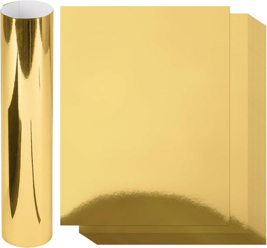 60 Sheets Metallic Gold Cardstock Paper