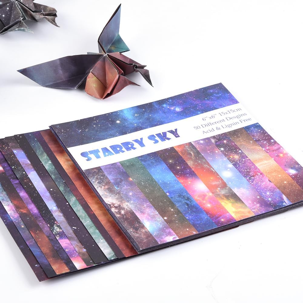 10 Different Packs Full Collection Origami Paper, 6-Inch Double Sided Color