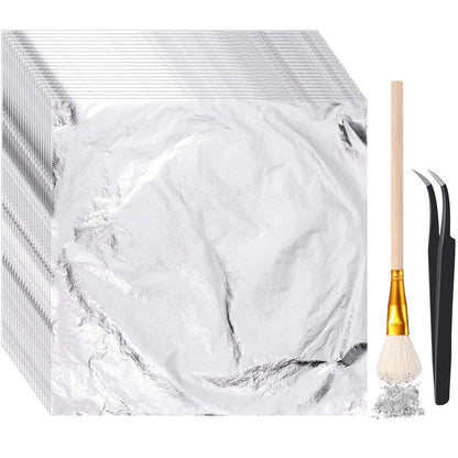 Cunhill Gold Leaf Sheets for Art, 200 Pcs, Gold