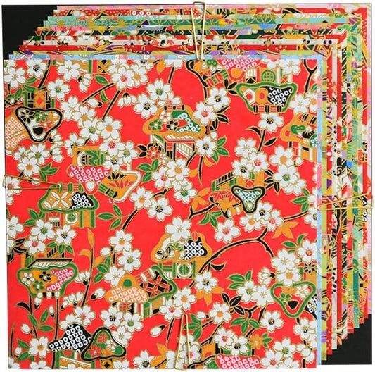 Y&C Origami Paper 5.88" Authentic Yuzen Washi 12pc