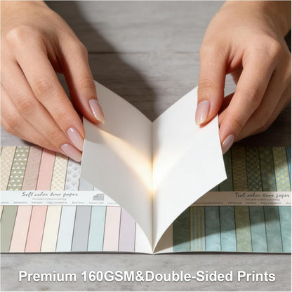 72 Pcs Scrapbook Paper 12x12 Inch Vintage Floral