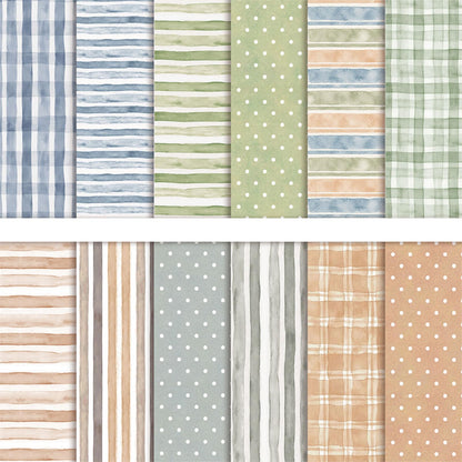 36 Sheets Scrapbook Paper 12x12 In Pastel Floral Patterned Paper