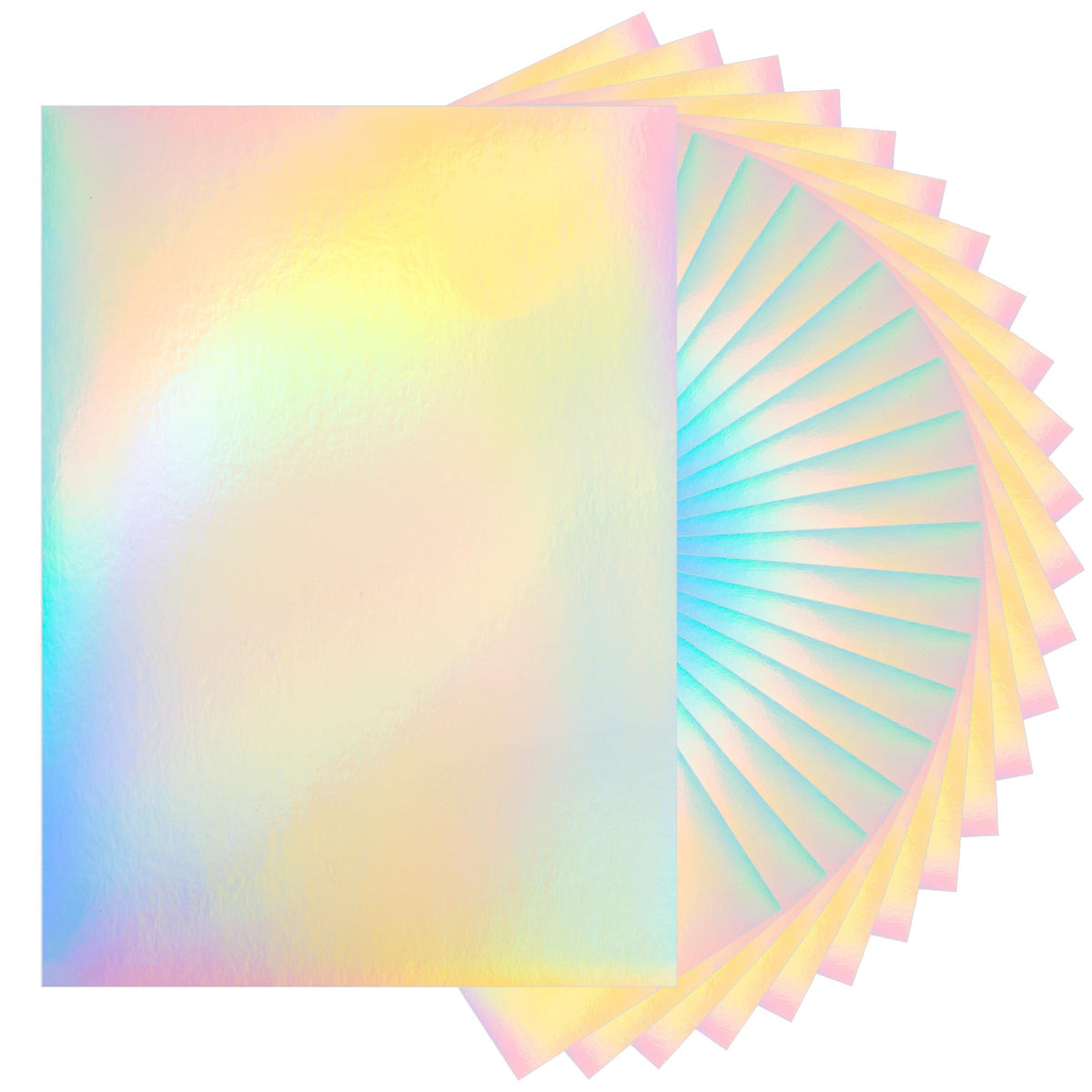 25 Sheets Golden Mirror Cardstock 92Ib Metallic Reflective Paper 8.3×11.7in
