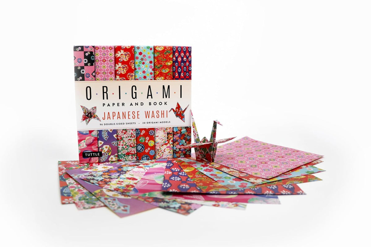 Japanese Washi Origami Paper and Book: 20 Easy Models with 96 High Quality Folding Sheets (Double-Sided)