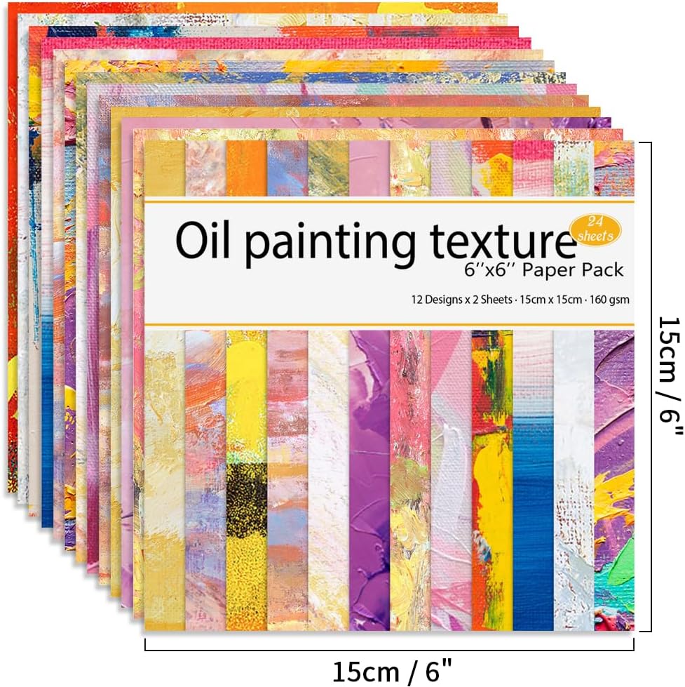 6x6" Cardstock Single Sided Scrapbooking,Craft Decorative Scrap Book Paper