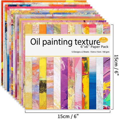 6x6" Cardstock Single Sided Scrapbooking,Craft Decorative Scrap Book Paper