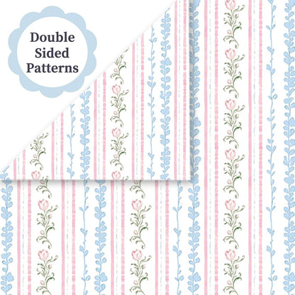 36 Sheets Scrapbook Paper 12x12 In Pastel Floral Patterned Paper