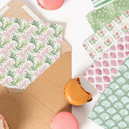 Scrapbook Paper 12x12 Patterned Paper for Scrapbooking (Pink)
