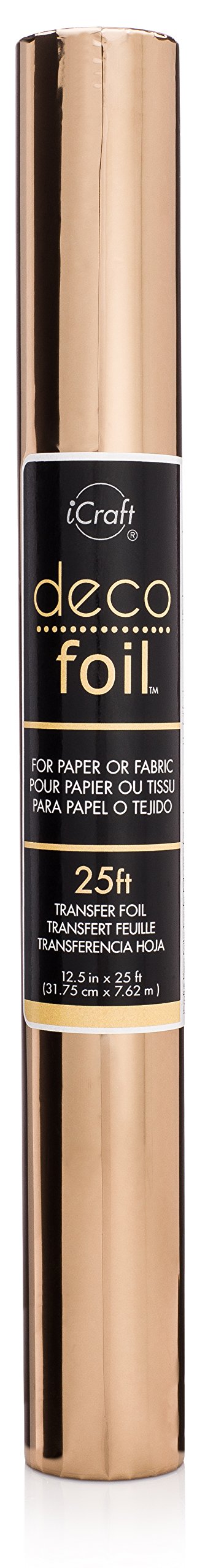 iCraft Deco Foil Value Roll, 12.5 inches x 25 feet, (Gold)