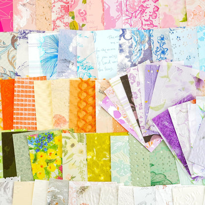 Floral Scrapbook Paper Set, 160 Sheets, 10 Color Themes Scrapbook Supplies