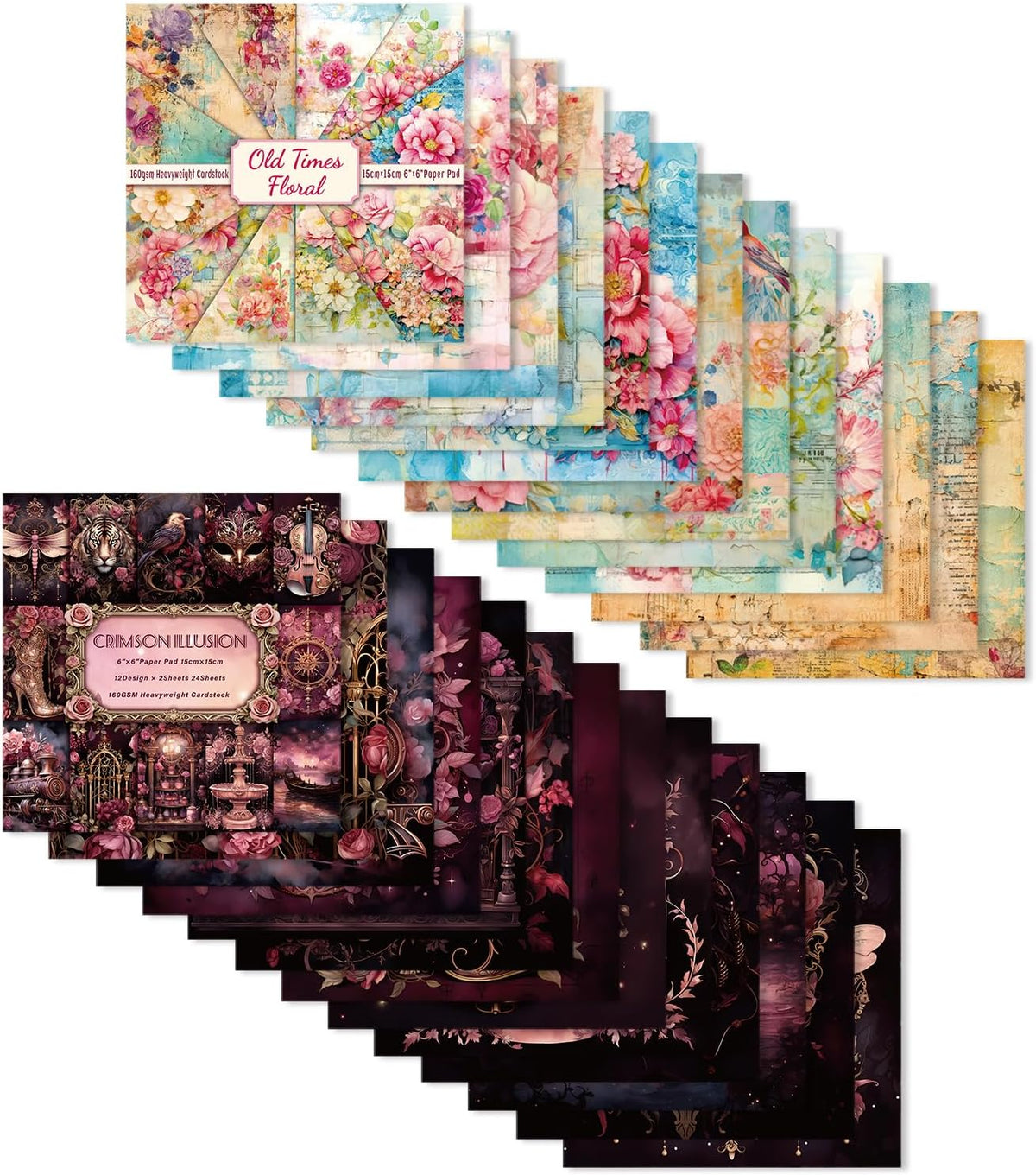 6x6" Cardstock Single Sided Scrapbooking,Craft Decorative Scrap Book Paper