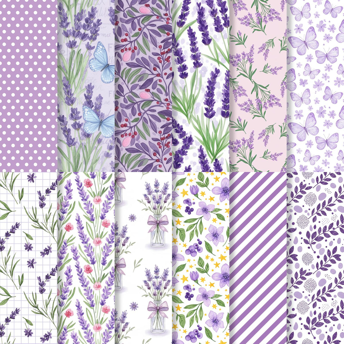 24 Sheets 11.8 x 11.8 Inch Japanese Washi Floral Scrapbook Paper, Double Sided Decorative Craft Paper for Junk Journals, DIY Card Making & Gift Wrapping