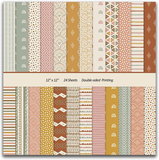 Scrapbook Paper 12x12 Double Sided Decorative Craft Paper (Pink)