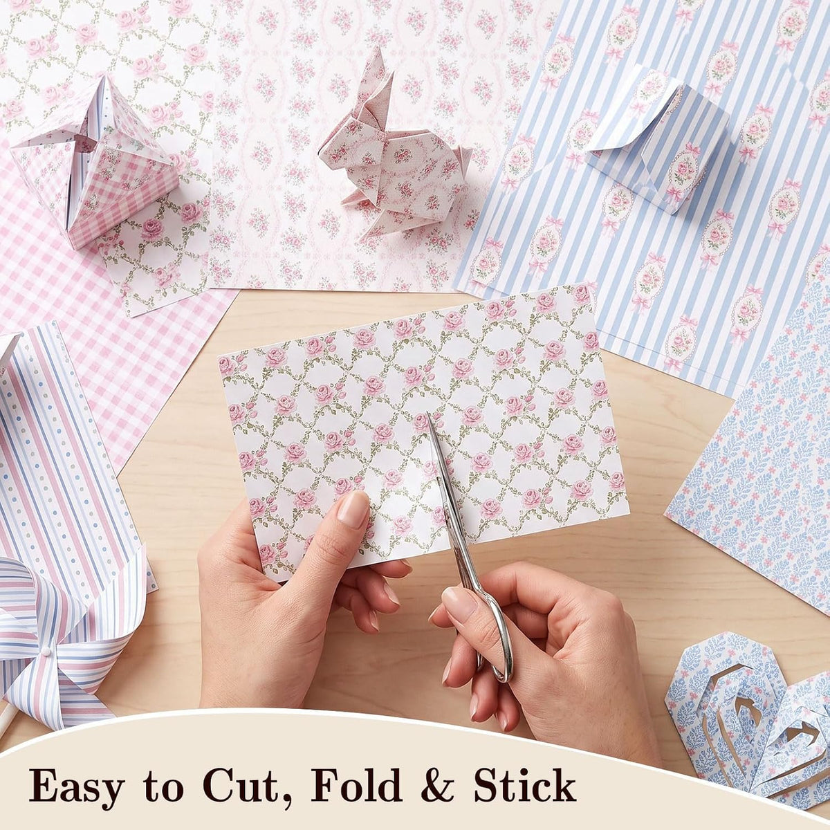 36 Sheets Scrapbook Paper 12x12 In Pastel Floral Patterned Paper