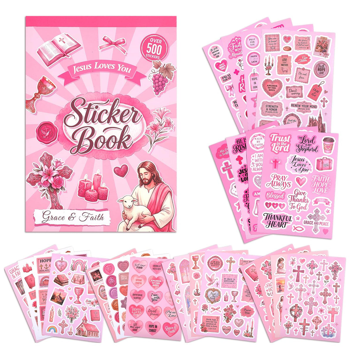12 Sets 600 Sheets Washi Stickers for Journaling, Daily Quote Flower Nature Travel Stickers Vintage Aesthetic Scrapbook Sticker Set for Bullet Journal Art Diary Card Craft Gifts Planner Notebook