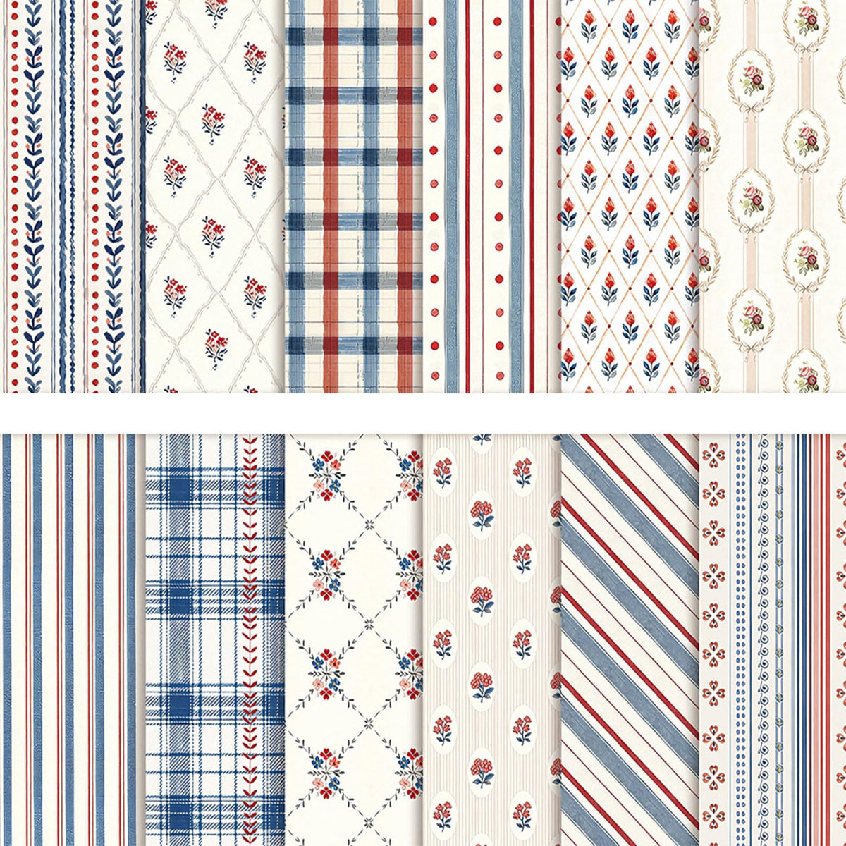 36 Sheets Scrapbook Paper 12x12 In Pastel Floral Patterned Paper