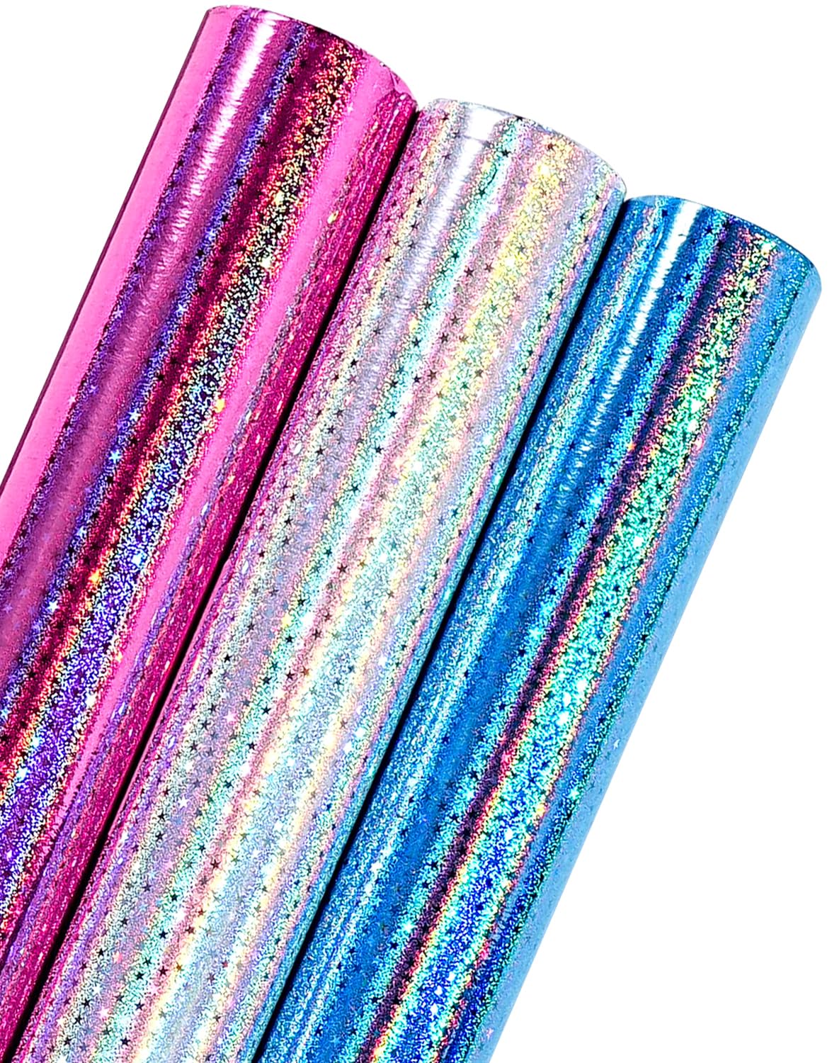 WRAPAHOLIC Gold Wrapping Paper Roll - Mini Roll - 3 Rolls - 17 Inch X 120 Inch Per Roll - Gold Foil Birthday Wrapping Paper for Wedding, Christmas, Party, Baby Shower