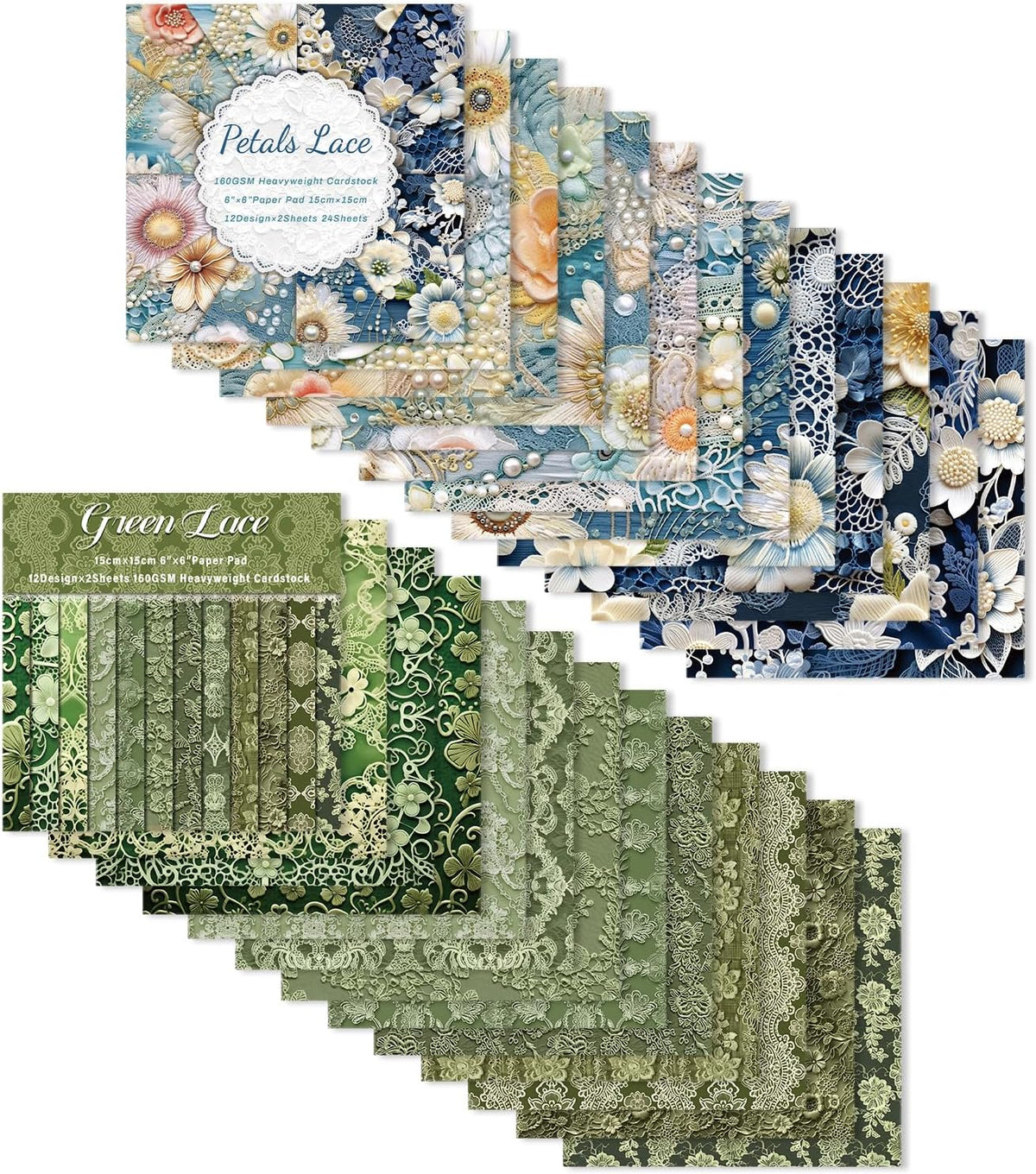 6x6" Cardstock Single Sided Scrapbooking,Craft Decorative Scrap Book Paper
