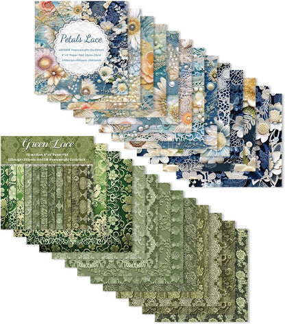 6x6" Cardstock Single Sided Scrapbooking,Craft Decorative Scrap Book Paper