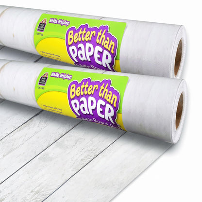 Teacher Created Resources White Shiplap Better Than Paper® Bulletin Board Roll (TCR77498)