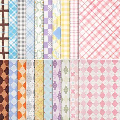 Scrapbook Paper, 60 Sheets, Double-Sided Floral, 5.5 x 8.3 in