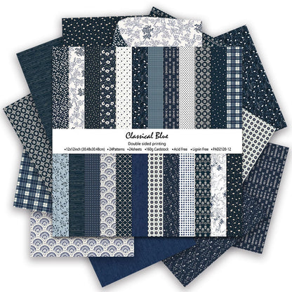 12×12 Scrapbook Paper, 24 Sheets Double-Sided Dot Patterned Paper (Earthy)