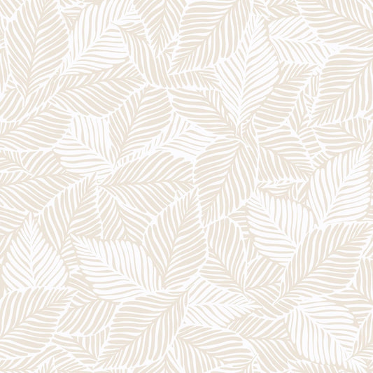 Dimoon Peel and Stick Wallpaper Beige Geometric Contact Paper for Bathroom Kitchen Striped Botanical Stick on Wall Paper Leaf Boho Removable Wallpaper Renter Friendly Vinyl Waterproof 17.3''x78.7''