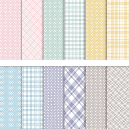 36 Sheets Scrapbook Paper 12x12 In Pastel Floral Patterned Paper