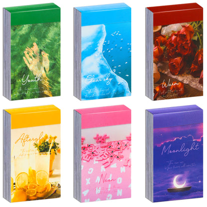 12 Sets 600 Sheets Washi Stickers for Journaling, Daily Quote Flower Nature Travel Stickers Vintage Aesthetic Scrapbook Sticker Set for Bullet Journal Art Diary Card Craft Gifts Planner Notebook