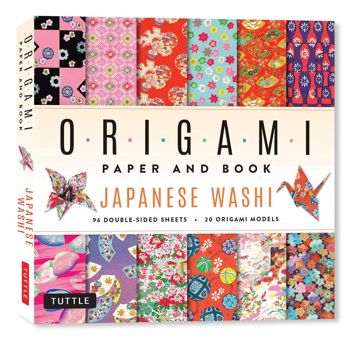 Japanese Washi Origami Paper and Book: 20 Easy Models with 96 High Quality Folding Sheets (Double-Sided)