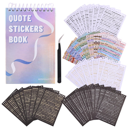 12 Sets 600 Sheets Washi Stickers for Journaling, Daily Quote Flower Nature Travel Stickers Vintage Aesthetic Scrapbook Sticker Set for Bullet Journal Art Diary Card Craft Gifts Planner Notebook