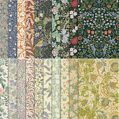 Scrapbook Paper Pad, 60 Sheets, 5.5 x 8.3 in, Double-Sided