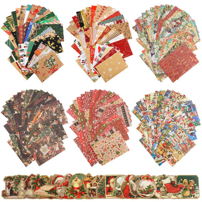 Floral Scrapbook Paper Set, 160 Sheets, 10 Color Themes Scrapbook Supplies