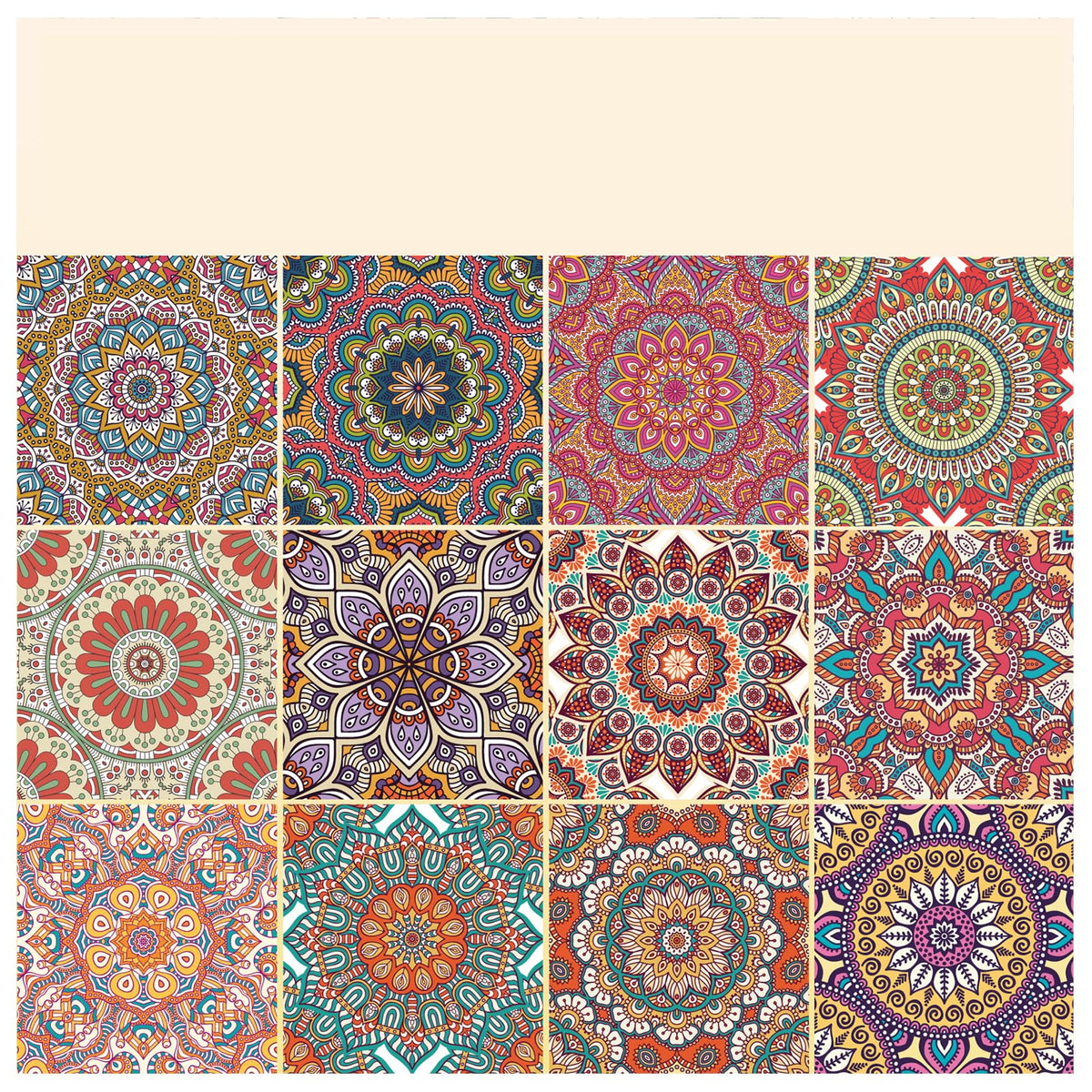 Scrapbook Paper, 24 Sheets 6"×6" 160gsm Single-Sided Patterned Cardstock