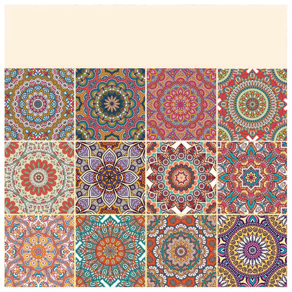 Scrapbook Paper, 24 Sheets 6"×6" 160gsm Single-Sided Patterned Cardstock
